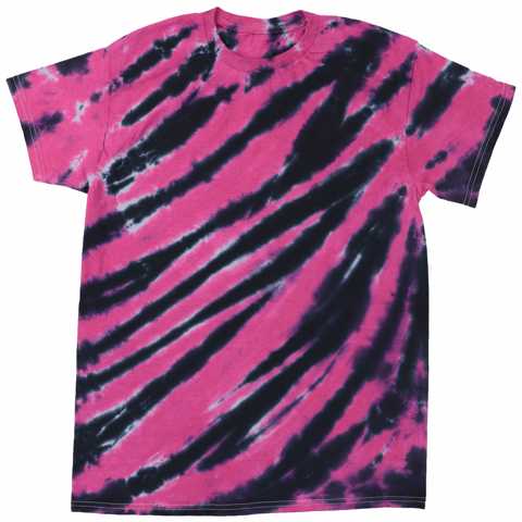 Pink / Black Tiger Stripe