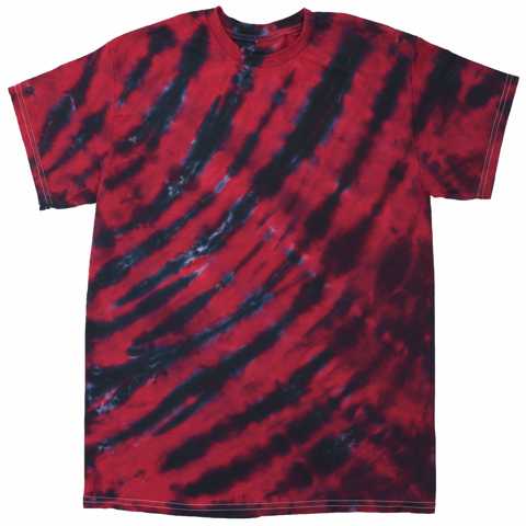 Red / Black Tiger Stripe