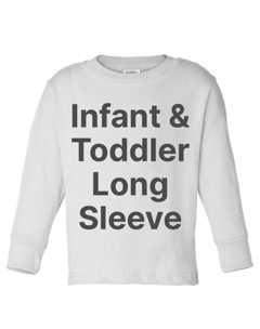 Toddler Long Sleeve T-Shirt - 5.5 oz. 100% Cotton