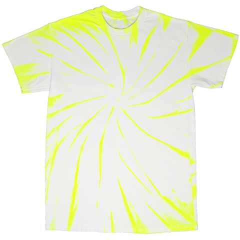 Neon Yellow / White Vortex