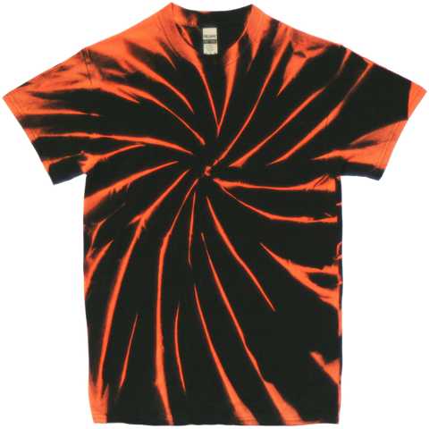 Neon Orange / Black Vortex