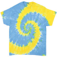 Baby Blue / Yellow Swirl