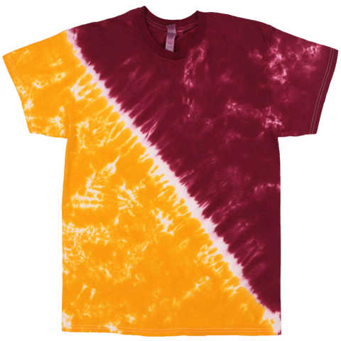 Maroon / Gold Split