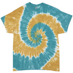 Mustard / Aqua Swirl