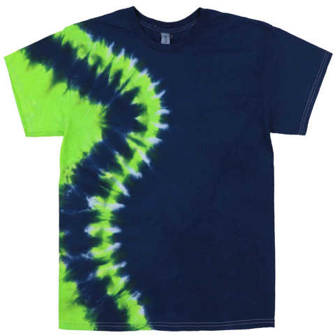 Navy / Electric Green Cascade