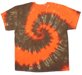 Orange / Brown Swirl