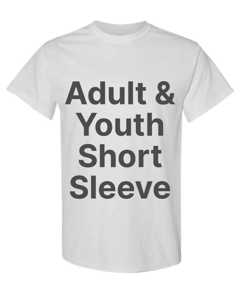 Short Sleeve T-Shirt - 5.3 oz 100% Cotton