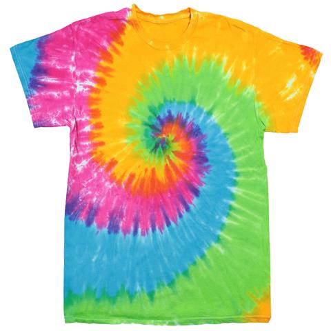 Neon Rainbow Tie Dye Shirts - Same Day Shipping - Tie Dye Wholesaler